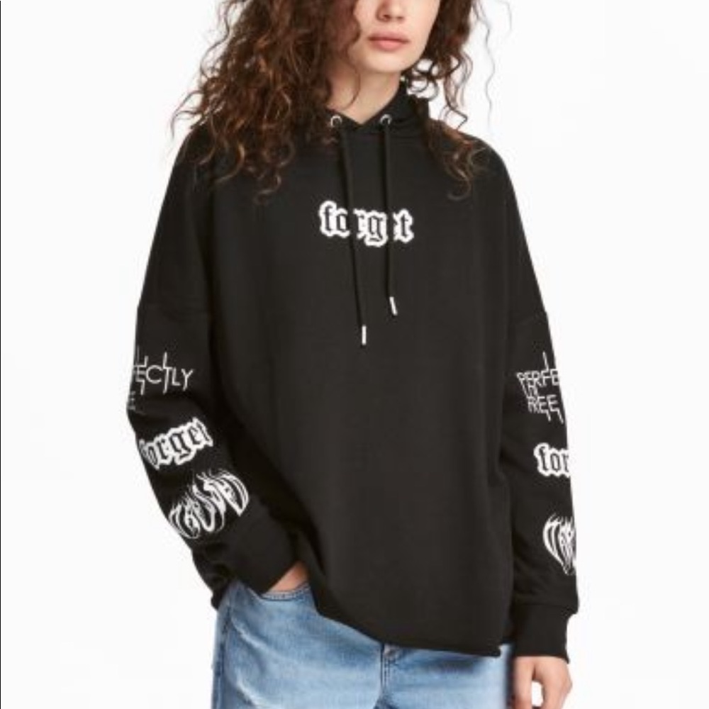 H&M “Forget” hoodie